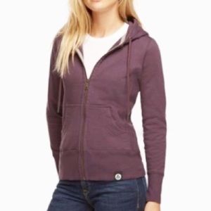 American Giant | Full Zip Purple Hoodie